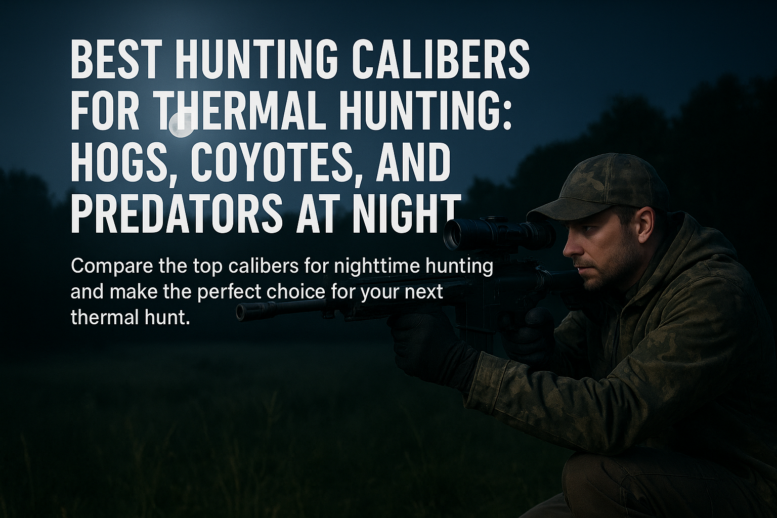 Best Hunting Calibers for Thermal Hunting: Hogs, Coyotes, and Predators at Night