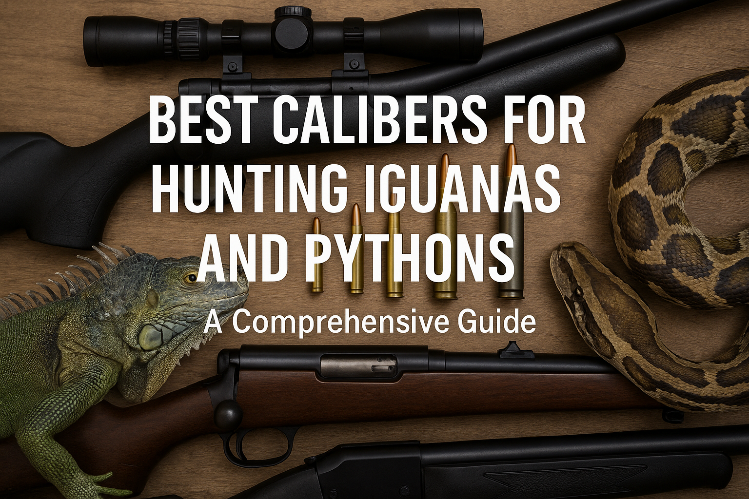 Best Calibers for Hunting Iguanas and Pythons: A Comprehensive Guide