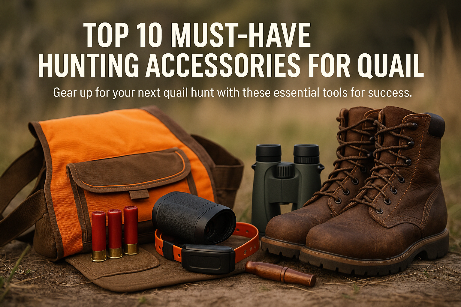 Top 10 Must-Have Hunting Accessories for Quail