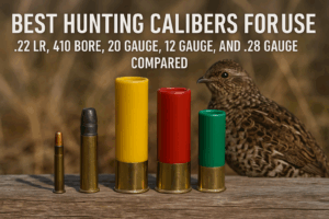 Best Hunting Calibers for Grouse: .22 LR, .410 Bore, 20 Gauge, 12 Gauge, and .28 Gauge Compared