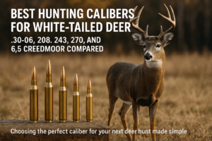 Best Hunting Calibers for White-Tailed Deer: .30-06, .308, .243, .270, and 6.5 Creedmoor Compared