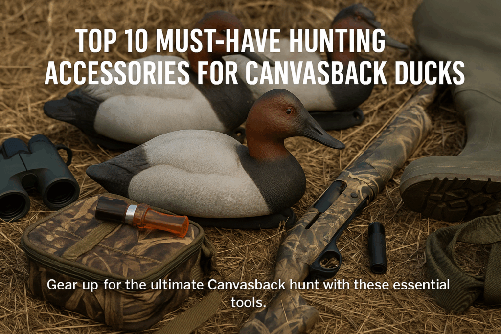 Top 10 Must-Have Hunting Accessories for Canvasback Ducks