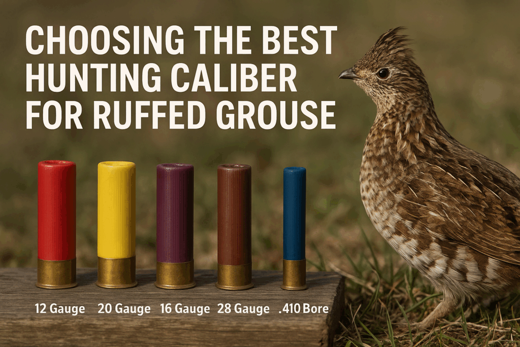 Choosing the Best Hunting Caliber for Ruffed Grouse: 12 Gauge vs. 20 Gauge vs. 16 Gauge vs. 28 Gauge vs. .410 Bore