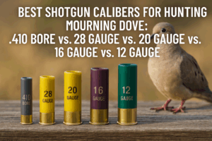 Best Shotgun Calibers for Hunting Mourning Dove: .410 Bore vs. 28 Gauge vs. 20 Gauge vs. 16 Gauge vs. 12 Gauge
