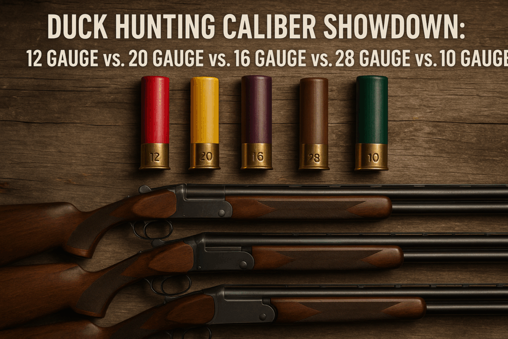 Duck Hunting Caliber Showdown: 12 Gauge vs. 20 Gauge vs. 16 Gauge vs. 28 Gauge vs. 10 Gauge