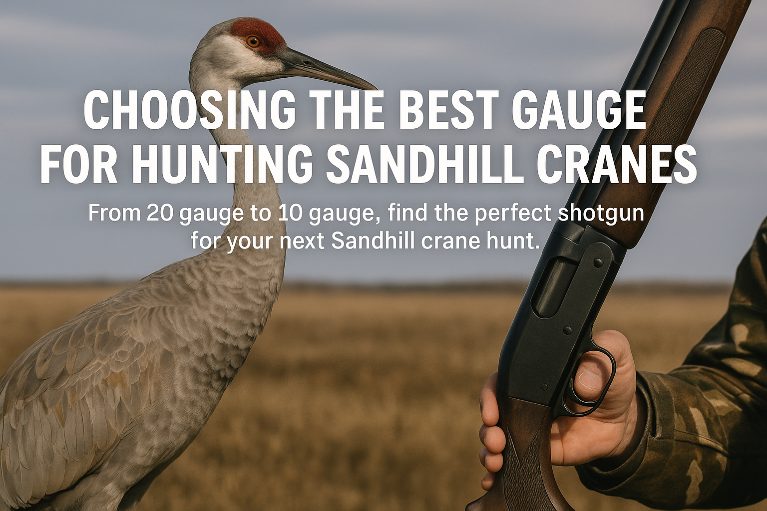 Choosing the Best Gauge for Hunting Sandhill Cranes: A Comprehensive Guide