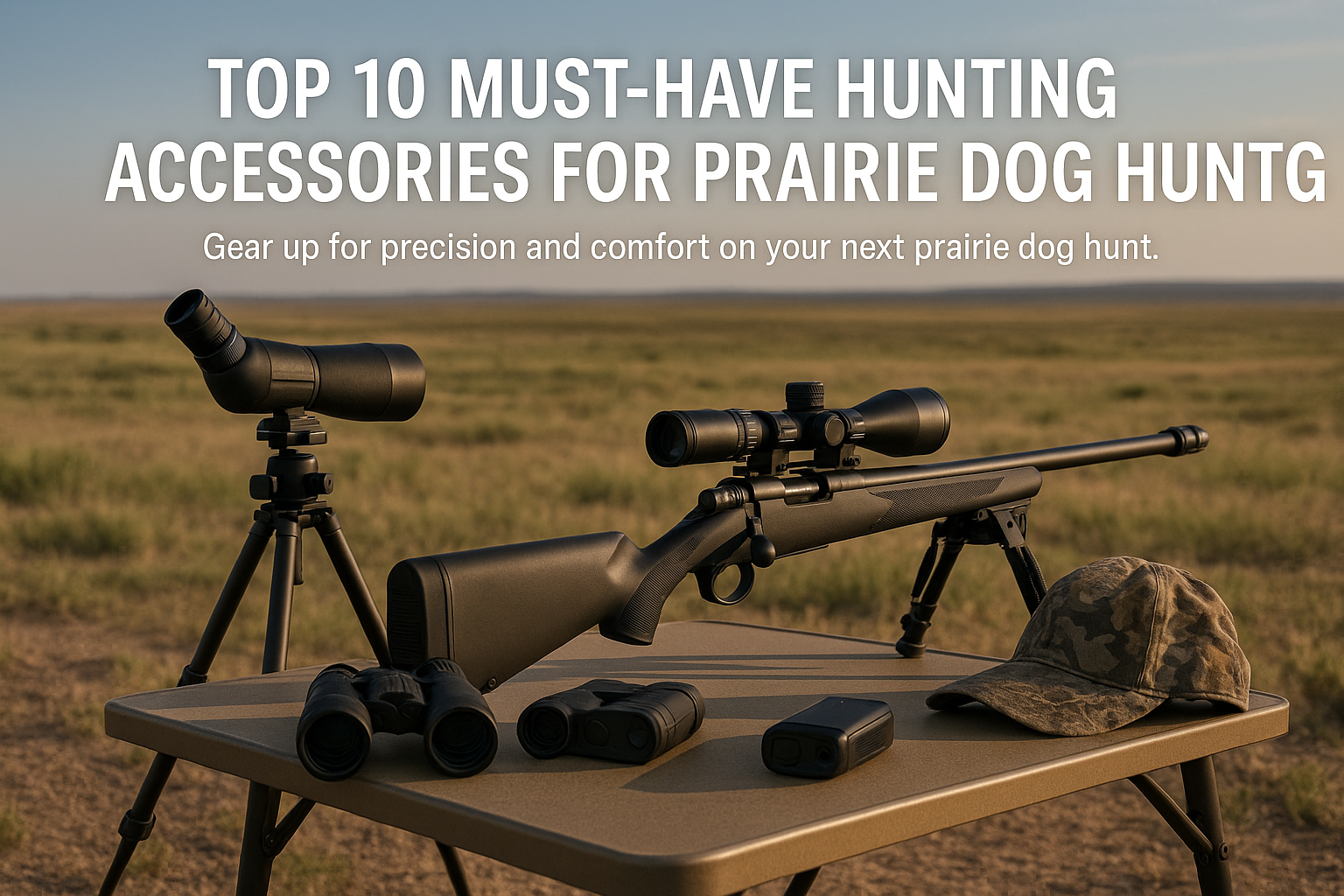 Top 10 Must-Have Hunting Accessories for Prairie Dog Hunting