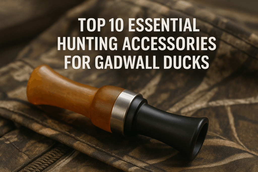 Top 10 Essential Hunting Accessories for Gadwall Ducks
