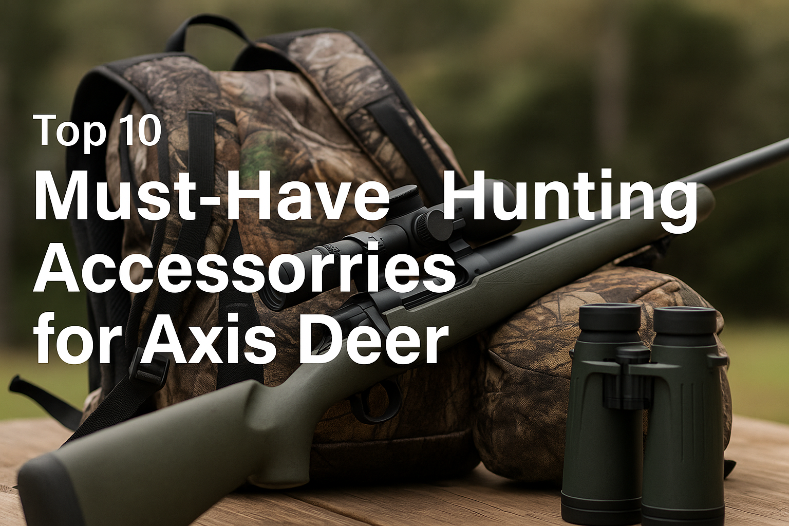 Top 10 Must-Have Hunting Accessories for Axis Deer