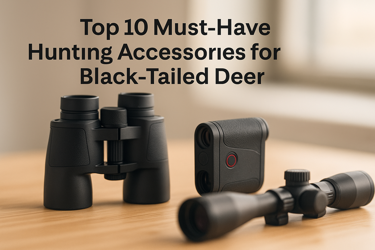 Top 10 Must-Have Hunting Accessories for Black-Tailed Deer