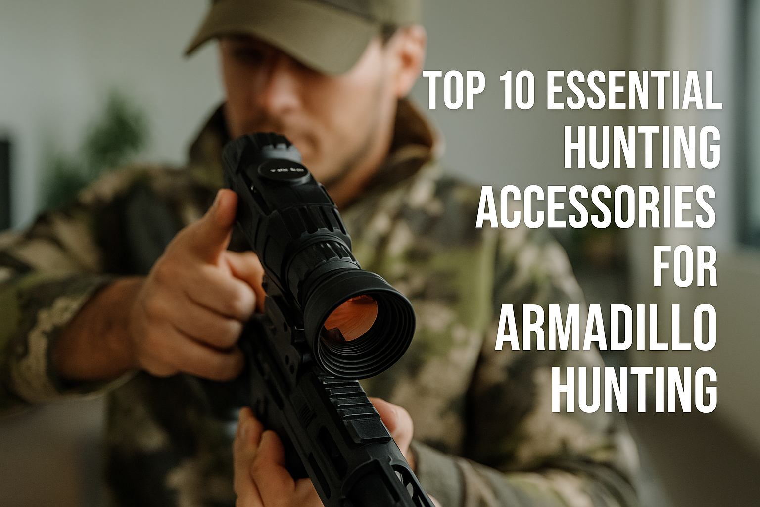 Top 10 Essential Hunting Accessories for Armadillo Hunting