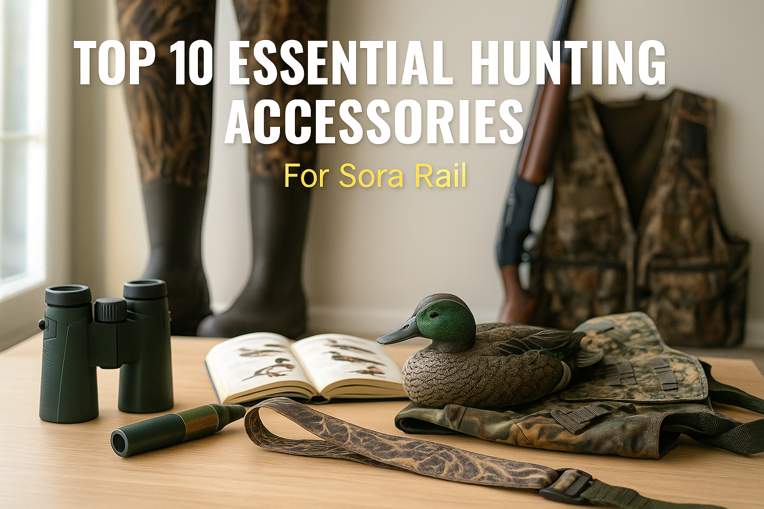 Top 10 Essential Hunting Accessories for Sora Rail