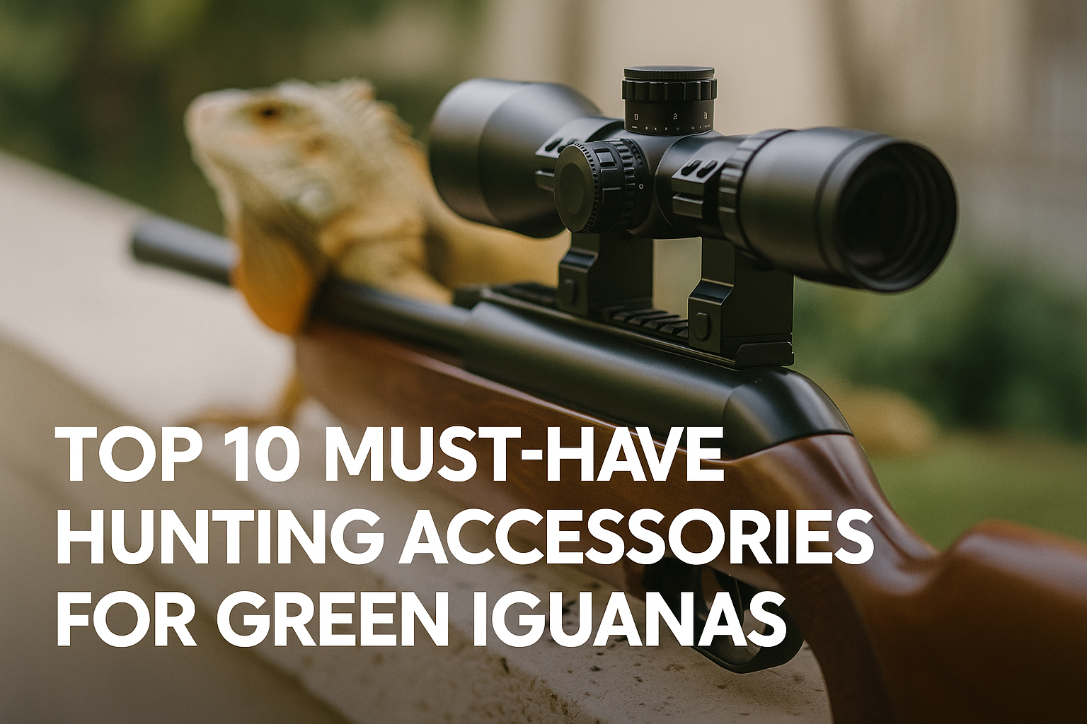 Top 10 Must-Have Hunting Accessories for Green Iguanas