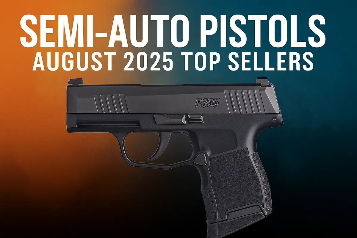 Semi Auto Pistols: August 2025 Top Sellers on GunBroker