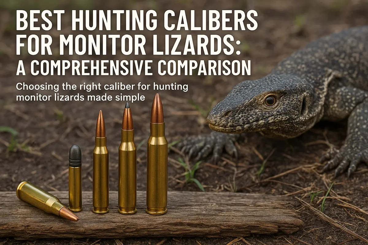 Best Hunting Calibers for Monitor Lizards: A Comprehensive Comparison
