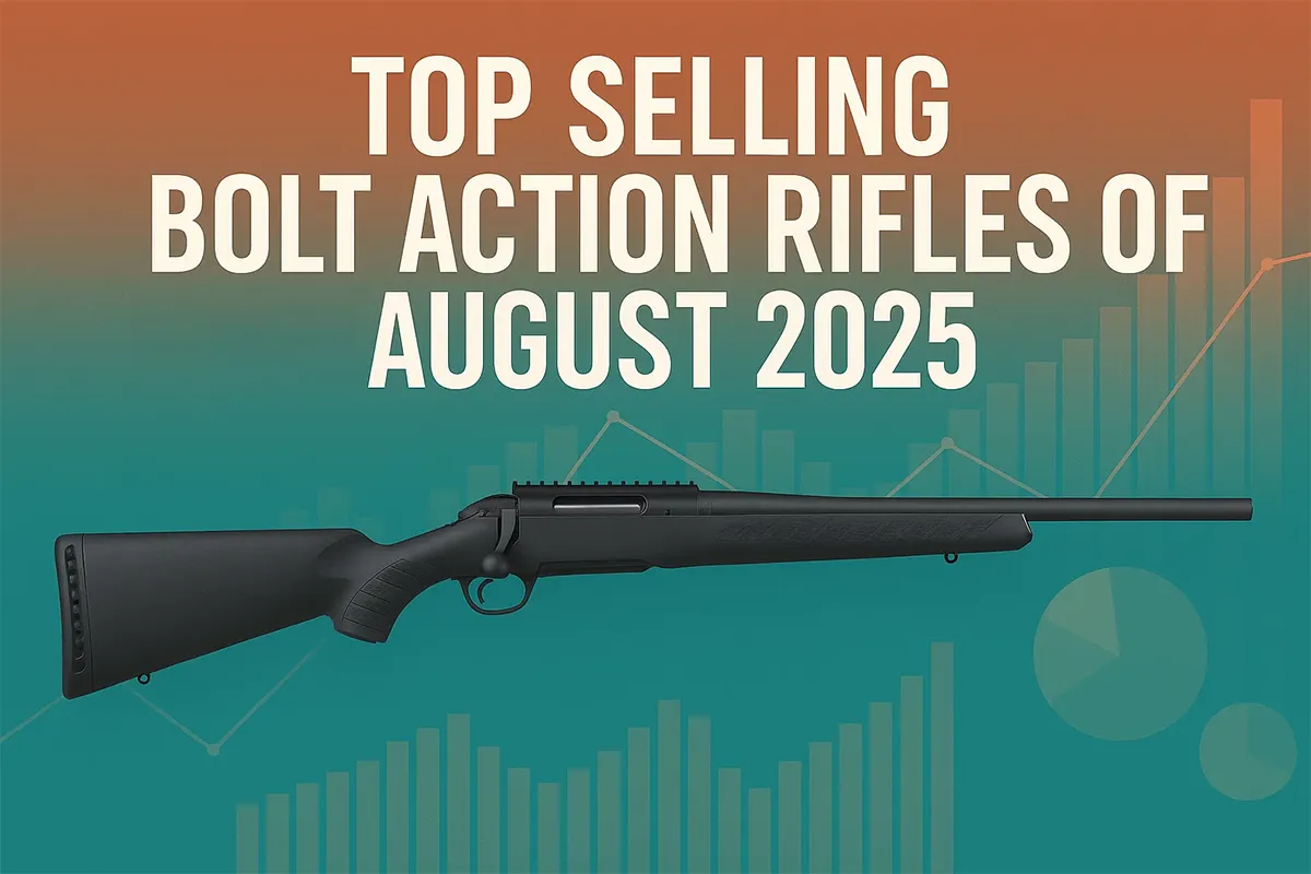 August 2025 GunBroker Bolt-Action Rifle Leaders: Ruger Widens the Gap