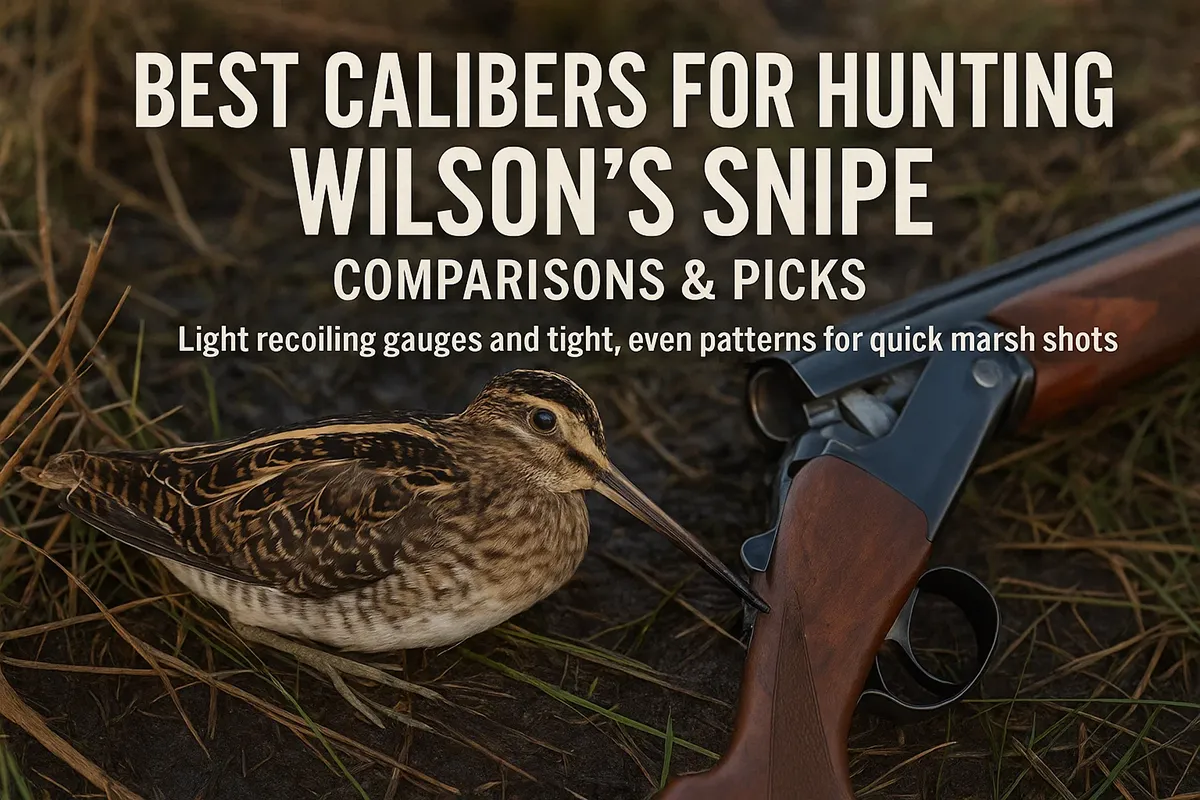 Best Calibers for Hunting Wilson’s Snipe: Comparisons & Picks