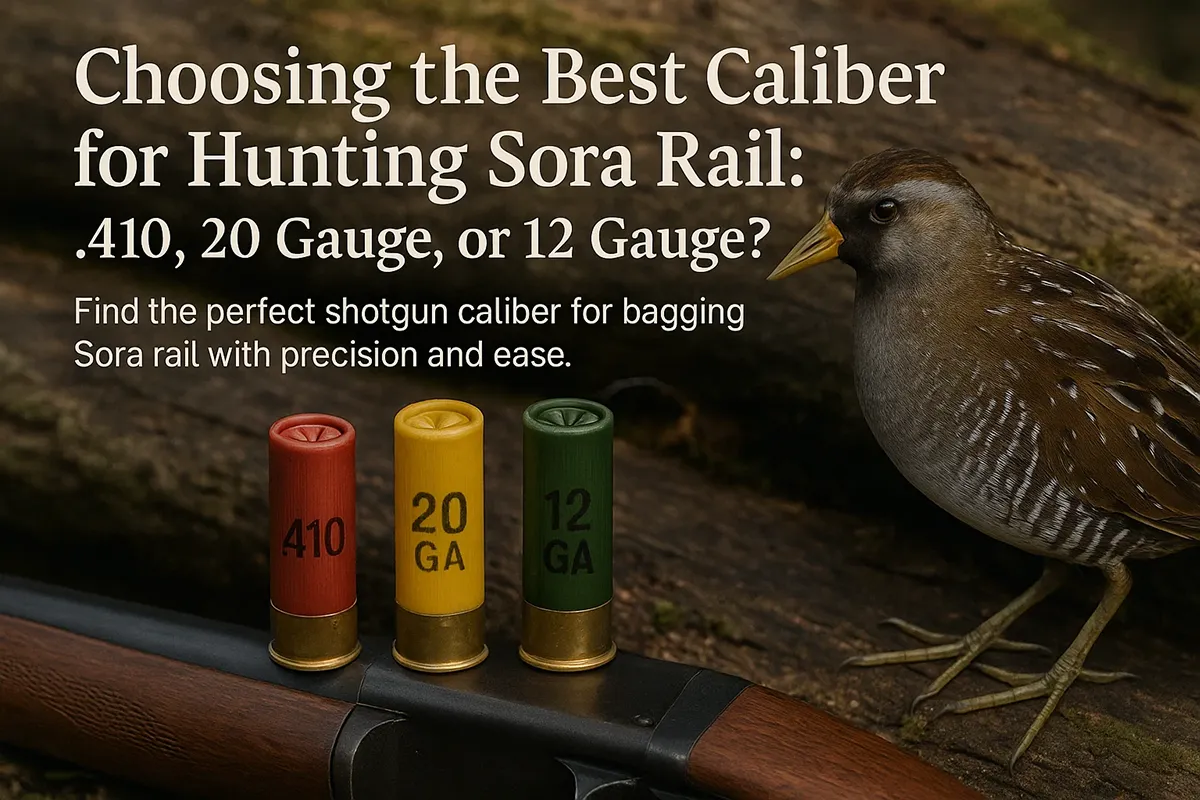 Choosing the Best Caliber for Hunting Sora Rail: .410, 20 Gauge, or 12 Gauge?