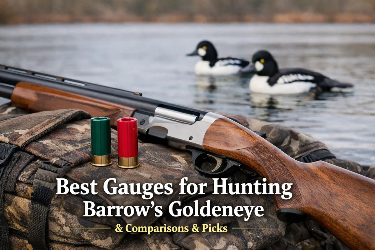 Barrow's goldeneye hen on calm water