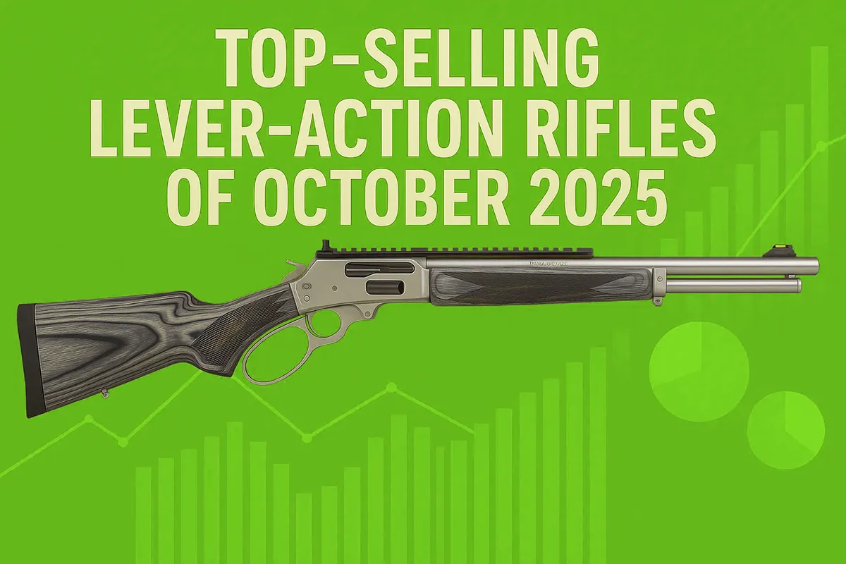Top Selling New Lever Action Rifles on GunBroker.com for October 2025 – Outdoor Analytics chart