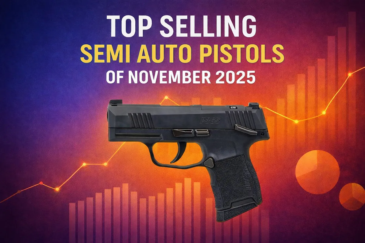 Top Selling Semi Auto Pistols on GunBroker for November 2025