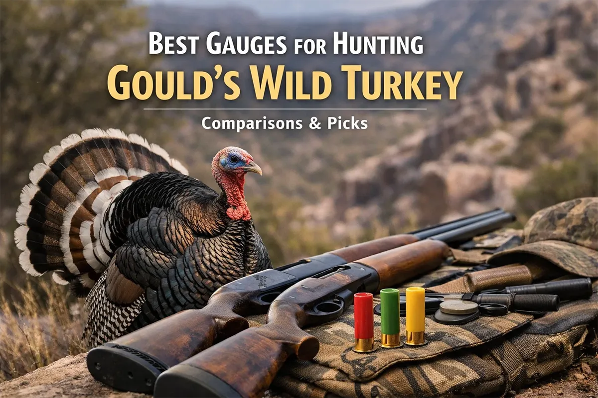 Best shotgun gauges for hunting Gould’s wild turkey in mountain terrain
