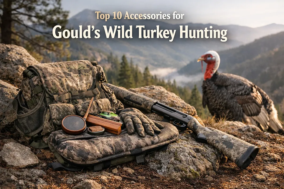 Top accessories for Gould’s wild turkey hunting in mountain terrain