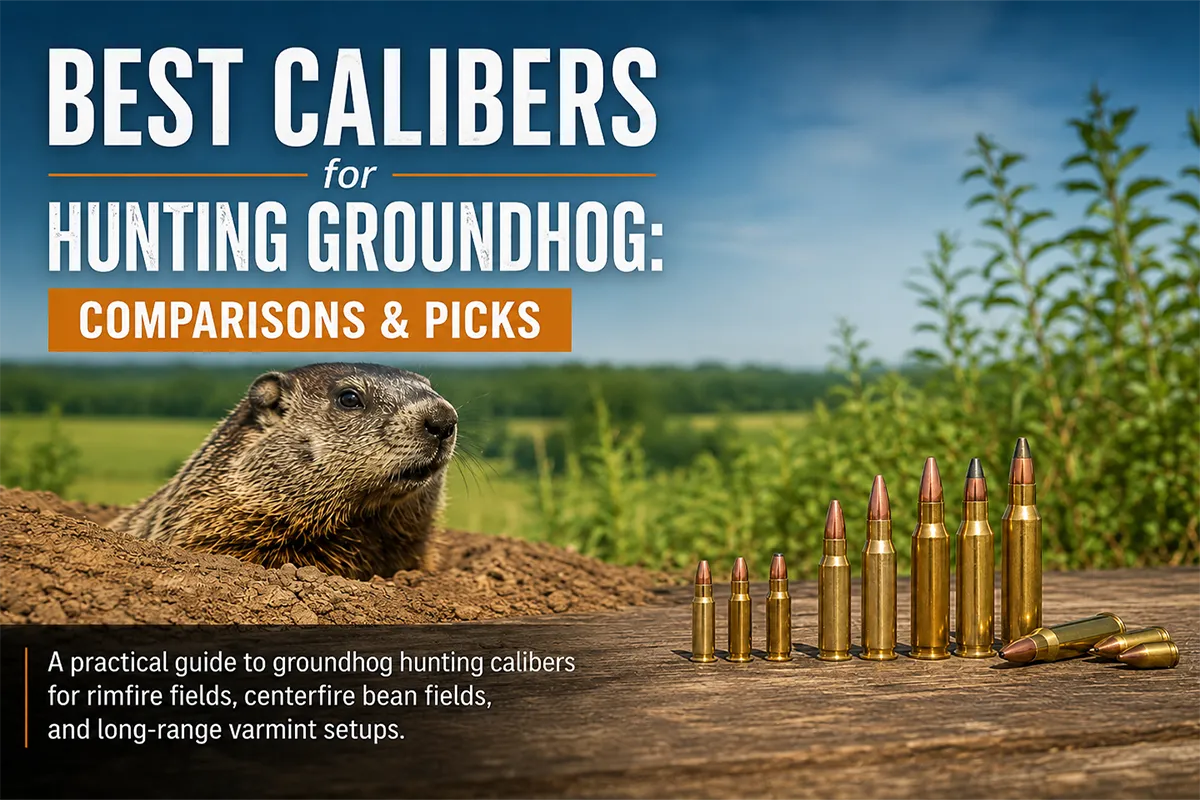 Best Calibers for Hunting Groundhog: Comparisons & Picks