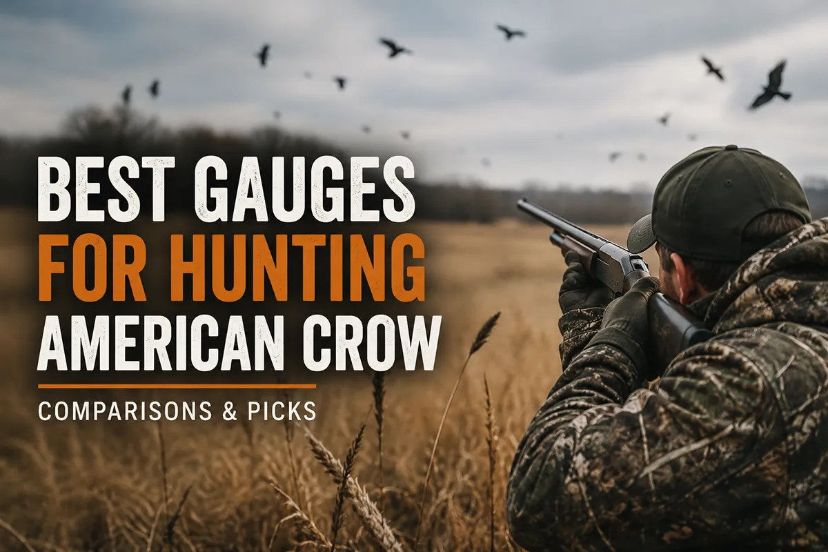 American crow hunting gauges and shotgun shell comparison