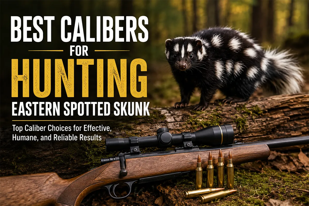 Eastern spotted skunk in brushy woodland habitat