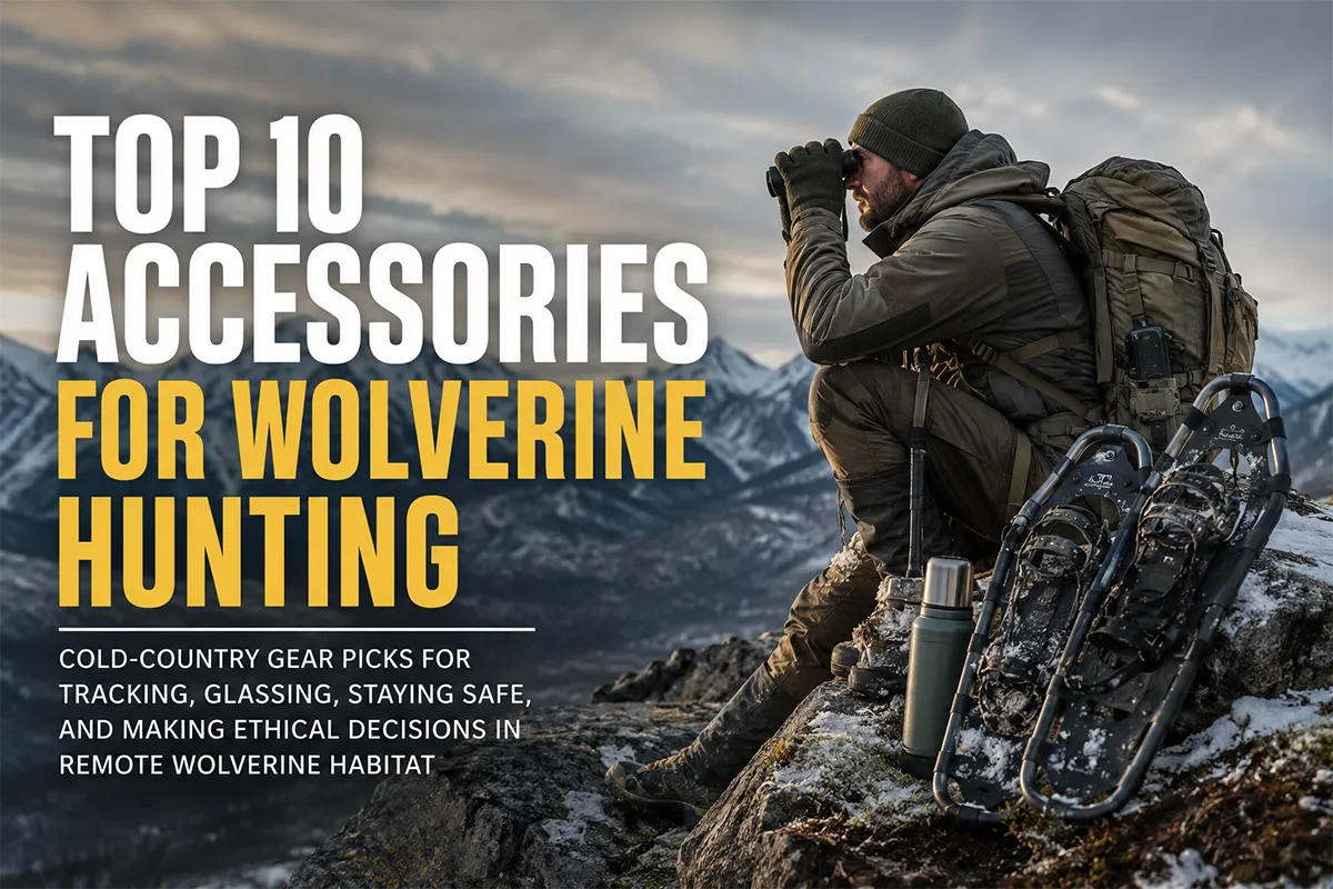Wolverine hunting accessories for cold remote predator country