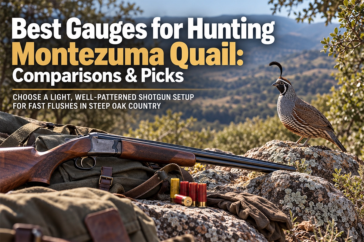 Montezuma quail in oak-grassland habitat with an upland shotgun